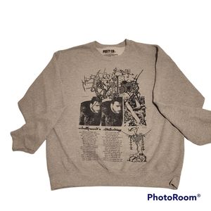Posty Co authentic 2019 Post Malone Tour Crew Neck Sweater Large Gray unisex